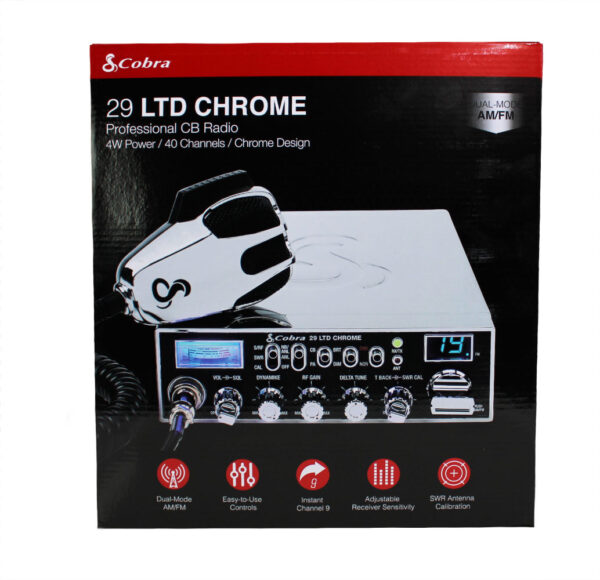 Cobra 29LTD Chrome AM/FM CB Radio FULLY DECKED OUT!!! - Image 2